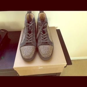 Christian Louboutin Men’s Strass Gray Size 46